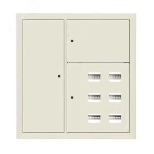 Щит этажный 6 кв. слаботочка слева RAL9002 (1000х950х150) EKF PROxima