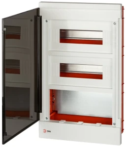 Щит распределительный со слаботочным отсеком ЭРА MultiBox bs-24f встраиваемый пластиковый 24 модуля IP40 Щит распределительный со слаботочным отсеком ЭРА MultiBox bs-24f встраиваемый пластиковый 24 модуля IP40