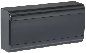 Корпус модульный пл. нав. ЩРН-П-18 PRIME черный IP41