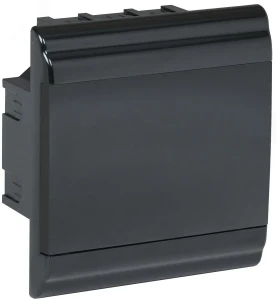 Корпус модульный пл. встр. ЩРВ-П-6 PRIME черный IP41