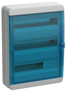 TEKFOR Корпус пластиковый КМПн-54 IP65 синяя прозрачная дверь IEK TEKFOR Корпус пластиковый КМПн-54 IP65 синяя прозрачная дверь IEK