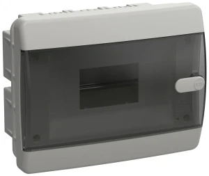 UNION Compact Корпус пластиковый ЩРВ-П-8 IP41 черная прозрачная дверь IEK UNION Compact Корпус пластиковый ЩРВ-П-8 IP41 черная прозрачная дверь IEK