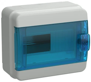 TEKFOR Корпус пластиковый КМПн-8 IP65 синяя прозрачная дверь IEK TEKFOR Корпус пластиковый КМПн-8 IP65 синяя прозрачная дверь IEK