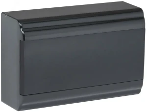 Корпус модульный пластиковый навесной ЩРН-П-12 (черный) PRIME IP41
