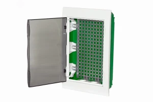 Корпус встраиваемый с прозрачной дверью 3ряд/36мод 2 розетки City9 Box IT к Корпус встраиваемый с прозрачной дверью 3ряд/36мод 2 розетки City9 Box IT к