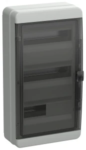 TEKFOR Корпус пластиковый навесной КМПн-36 IP65 черная прозрачная дверь IEK TEKFOR Корпус пластиковый навесной КМПн-36 IP65 черная прозрачная дверь IEK