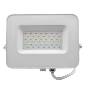 Прожектор светодиодный ДО-30w RGB IP65 белый корпус