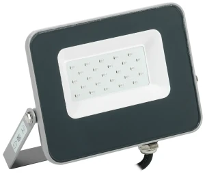 Прожектор светодиодный СДО 07-20B blue IP65 серый IEK Прожектор светодиодный СДО 07-20B blue IP65 серый IEK