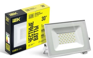 Прожектор светодиодный СДО 06-30 IP65 6500K белый IEK