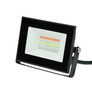 ULF-F60-20W/RGB IP65 200-240В BLACK Прожектор светодиодный. Мультиколор. Пульт ДУ (в/к). Корпус черный. TM .