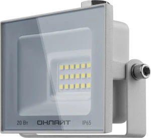 Прожектор светодиодный ДО-20w OFL-20-4K-WH-IP65-LED