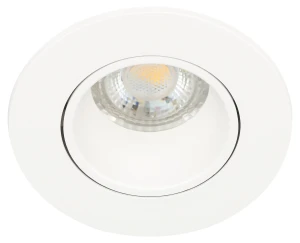 Встраиваемый светильник декоративный KL90 WH MR16/GU5.3 белый, пластиковый (MR16/GU5.3 в комплект не входит)