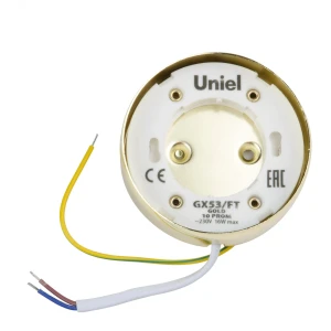 GX53/FT GOLD 10 PROM Светильник накладной. В составе набора из 10шт Корпус золото. Картон. TM GX53/FT GOLD 10 PROM Светильник накладной. В составе набора из 10шт Корпус золото. Картон. TM