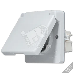 Розетка штепсельная SCHUKO накладная 16A 250V двойная Розетка штепсельная SCHUKO накладная 16A 250V двойная