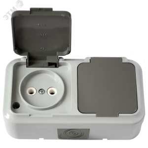 Беларусь Розетка двойная наружная IP54