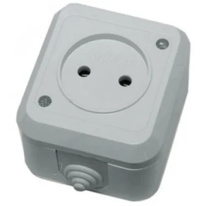 Nemliyer Розетка о/у без з/к серая 250В 16А IP20 Nemliyer Розетка о/у без з/к серая 250В 16А IP20