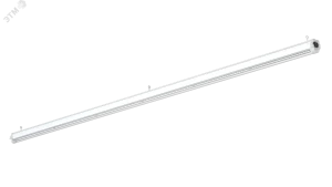 Светильник LED L-trade II 65 55Вт К15 4000К прозрачный рассеиватель IP66 подвесной Светильник LED L-trade II 65 55Вт К15 4000К прозрачный рассеиватель IP66 подвесной