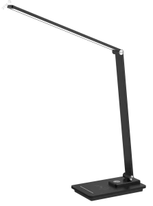 Настольный светильник светодиодный сетевой TL-7DRCH-B (7 W) черный (USB, Qi зарядка) Настольный светильник светодиодный сетевой TL-7DRCH-B (7 W) черный (USB, Qi зарядка)