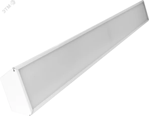Светильник светодиодный Line LED-01 IP40, расс. Опал. ПК, корп. Сталь, 3600 лм, 36 Вт, 4000К, УХЛ4, 1230х110х50 мм, 2 скобы подвеса в комплекте