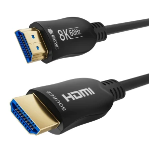 Кабель оптический HDMI 2.1 19М на 19М, 100 м., высокоскоростной, черный