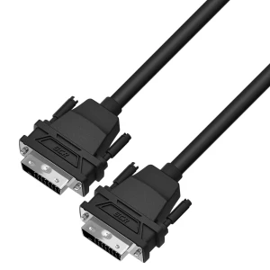 Кабель DVI-D 25M на 25 M, 1 м., черный