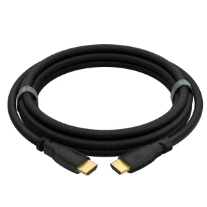 Кабель HDMI 2.0, Ultra HD 19М на 19М, 1 м., черный нейлон, позолоченные коннекторы