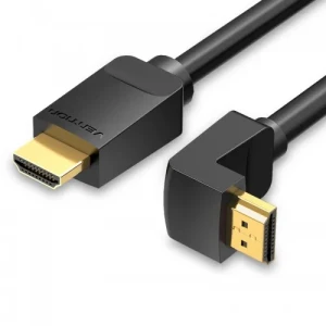 Кабель HDMI High speed v2.0 with Ethernet 19M на 19M, угол 270 гр., 2 м.