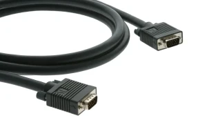 Кабель VGA M на VGA M, 0.9 м., черный