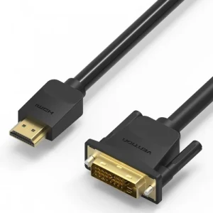 Кабель HDMI 19M на DVI-D Dual link 25M, контакты позолоченные, 3 м.