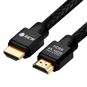 Кабель HDMI 2.0, Ultra HD 19М на 19М, 1.5 м., AL черный нейлон