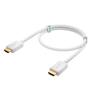 Кабель HDMI 2.0, Ultra HD 19М на 19М , 0.5 м., белый