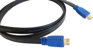 Кабель HDMI 1.4 M на HDMI M, 4.6 м., черный-синий